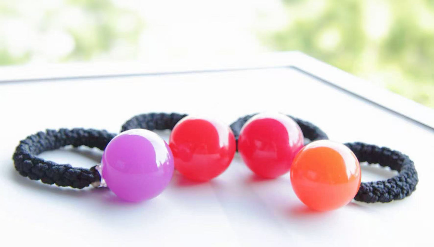 AZNAVOUR Resin Bead Hair Tie – Jelly Gloss Finish | Customer Favorite
